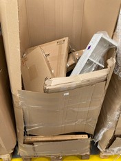 PALLET OF ASSORTED FURNITURE OF VARIOUS MODELS AND SIZES INCLUDING VASAGLE MODEL LLS44XV2 (MAY BE BROKEN OR INCOMPLETE).