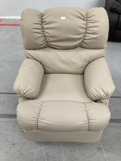 MASSAGE CHAIR ASTAN HOME BEIGE COLOUR (DAMAGES IN LEFT ARMREST, RIGHT ARMREST AND MOVABLE PART OF LEGS. WITHOUT CONTROLS).
