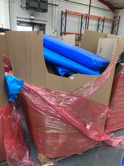PALLET OF ASSORTED ITEMS TO INCLUDE 2X BABY COT MATTRESSES (COLLECTION OR OPTIONAL DELIVERY) (KERBSIDE PALLET DELIVERY)