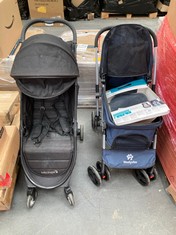 3 X ASSORTED BABY ITEMS TO INCLUDE BABY JOGGER BUGGY IN BLACK (COLLECTION OR OPTIONAL DELIVERY)