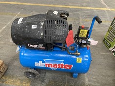 CLARKE AIRMASTER AIR COMPRESSOR - MODEL NO. TIGER 16/550 - RRP £287 (COLLECTION OR OPTIONAL DELIVERY)