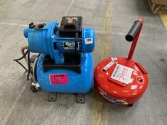 CLARKE SHHH AIR COMPRESSOR - MODEL NO. SHHH30/9 TO INCLUDE CLARKE BOOSTER PUMP - MODEL NO. BPT600 (7978) (COLLECTION OR OPTIONAL DELIVERY)