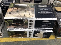 2 X UNIFLAME 75CM CHARCOAL BBQ GRILL - TOTAL LOT RRP £110 (COLLECTION OR OPTIONAL DELIVERY)