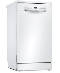 BOSCH SERIES 2 SLIMLINE FREESTANDING DISHWASHER IN WHITE - MODEL NO. SPS2IKW04G/20 - RRP £449 (COLLECTION OR OPTIONAL DELIVERY)