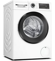 BOSCH SERIES 4 FREESTANDING WASHING MACHINE IN WHITE - MODEL NO. WGG04409GB/64 - RRP £378 (COLLECTION OR OPTIONAL DELIVERY)