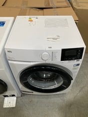 AEG 7000 SERIES FREESTANDING WASHING MACHINE IN WHITE - MODEL NO. LFR71864B - RRP £550 (COLLECTION OR OPTIONAL DELIVERY)