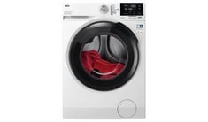 AEG 7000 SERIES FREESTANDING WASHER DRYER IN WHITE - MODEL NO. LWR7185M4B - RRP £850 (COLLECTION OR OPTIONAL DELIVERY)