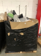 PALLET OF ASSORTED ITEMS TO INCLUDE REQUISITE NEEDS FAN HEATER (COLLECTION OR OPTIONAL DELIVERY) (KERBSIDE PALLET DELIVERY)