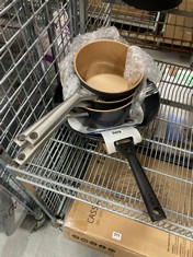 4 X ASSORTED PANS TO INCLUDE NINJA ZERO STICK 30CM FRYING PAN (DELIVERY ONLY)
