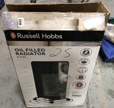 RUSSELL HOBBS OIL FILLED RADIATOR 9 FIN RHOFR5002B (DELIVERY ONLY)