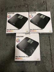 3 X SALTER MAX ELECTRONIC SCALE (DELIVERY ONLY)