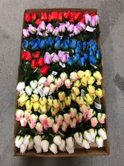 3 X ARTIFICIAL ROSE BUD BUSH 48 PACK (DELIVERY ONLY)