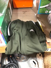 ADIDAS GREEN ZIP-UP JACKET - SIZE M (DELIVERY ONLY)