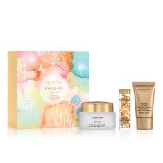 1 X ELIZABETH ARDEN LIFT & FIRM YOUTH RESTORING SOLUTIONS ADVANCED CERAMIDE 3-PIECE GIFT SET (WORTH £106,50), WHITE. (DELIVERY ONLY)