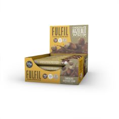11 X FULFIL VITAMIN AND PROTEIN BAR (15 X 55 G BARS), CHOCOLATE HAZELNUT WHIP FLAVOUR, 20 G HIGH PROTEIN, 9 VITAMINS, LOW SUGAR. (DELIVERY ONLY)