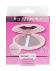 71 X BRUSHWORKS COMPACT MIRROR. (DELIVERY ONLY)