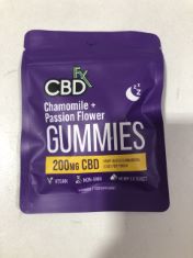 65 X FX CBD CHAMOMILE & PASSION FLOWER GUMMIES 200MG. (DELIVERY ONLY)