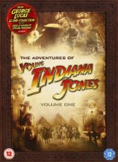 QTY OF ITEMS TO INLCUDE BOX OF X23 DVDS TO INCLUDE THE ADVENTURES OF YOUNG INDIANA JONES, VOLUME 1 [DVD](1992), OUTNUMBERED - SERIES 1-3 BOX SET (PLUS 2009 CHRISTMAS SPECIAL) [DVD] [2017]. (DELIVERY