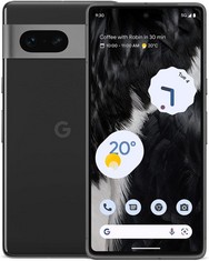 GOOGLE PIXEL 7 128GB PHONE (ORIGINAL RRP - £435) IN BLACK. (WITH BOX) [JPTC67899] (DELIVERY ONLY)