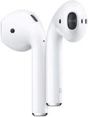 APPLE AIRPODS EARBUDS (ORIGINAL RRP - £129.00) IN WHITE. (WITH BOX) [JPTC68416] (DELIVERY ONLY)