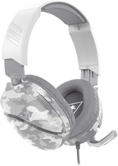 TURTLE BEACH BOX OF ASSORTED GAMING HEADSETS TO INCLUDE RECON 70 GAMING ACCESSORIES IN WHITE AND GREY. (WITH BOX) [JPTC68363] (DELIVERY ONLY)
