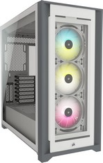 CORSAIR ICUE 5000X PC CASE PC ACCESSORY (ORIGINAL RRP - £200.00) IN WHITE. (WITH BOX) [JPTC68292] (DELIVERY ONLY)