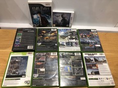 XBOX AND WII 10X ITEMS TO INCLUDE HALO AND HARRY POTTER THE HALF BLOOD PRINCE GAMING ACCESSORIES. (WITH BOX) [JPTC68369] (DELIVERY ONLY)