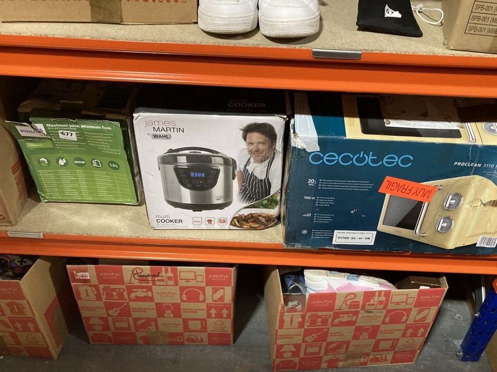 John Pye Auctions 3 X ASSORTED KITCHEN APPLIANCES TO INCLUDE JAMES