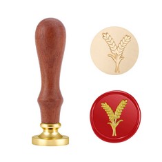 QUANTITY OF ASSORTED ITEMS TO INCLUDE MOGOKOYO VINTAGE WAX SEAL STAMP, RETRO FANCY COPPER BRASS SEALING WAX STAMP WITH REMOVABLE WOODEN HANDLE FOR MANUSCRIPT SEALING WHEAT #1: LOCATION - C