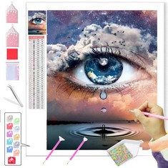 QUANTITY OF ASSORTED ITEMS TO INCLUDE ANMUXI 5D DIAMOND ART KITS FOR ADULTS FULL SQUARE DRILL DIAMOND ART PAINTING SCENERY KITS PAINT WITH DIAMONDS LANDSCAPE GEMS CROSS STITCH FOR WALL DECOR HANDMADE