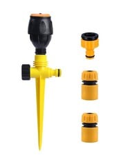 QUANTITY OF ASSORTED ITEMS TO INCLUDE TOPWAYS GARDEN SPRINKLER, 1/2" AUTOMATIC 360 DEGREE ROTATING LAWN IRRIGATION SYSTEM WATER SPRINKLER, COVERS UP TO 50 FT SPRAY ANGLE WITH QUICK HOSE CONNECTORS (S