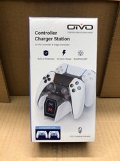 QUANTITY OF ASSORTED ITEMS TO INCLUDE OIVO PS4 CONTROLLER CHARGER, 1.8H FAST PS4 CHARGING DOCK FOR SONY PLAYSTATION 4 CONTROLLERS, PLAYSTATION 4 CONTROLLER CHARGER FOR PLAYSTATION 4 / PS4 / PS4 SLIM: