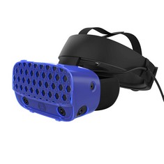 QUANTITY OF ASSORTED ITEMS TO INCLUDE AMVR VR HEADSET PROTECTIVE SHELL MULTIPLE COLORS COVER FOR RIFT S ACCESSORIES (BLUE): LOCATION - H RACK