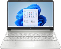 HP 15S-FQ0028NA LAPTOP (ORIGINAL RRP - £330.00) IN SILVER. (UNIT ONLY). INTEL PENTIUM SILVER N5030, 15.6" SCREEN [JPTC68153] (DELIVERY ONLY)