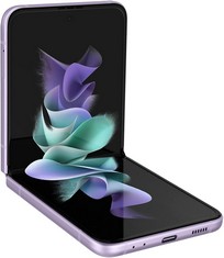 SAMSUNG GALAXY Z FLIP 3 256GB PHONE (ORIGINAL RRP - £359.00) IN LAVENDER. (UNIT ONLY) [JPTC67978] (DELIVERY ONLY)