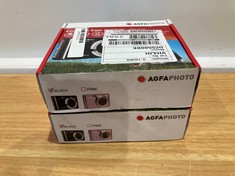 AGFA PHOTO 2 X ASSORTED ITEMS TO INCLUDE REALISHOT DC5500 CAMERA IN BLACK. (WITH BOX) [JPTC68110] (DELIVERY ONLY)