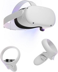 META QUEST 2 128 GB VR HEADSET (ORIGINAL RRP - £199.99) IN WHITE. (WITH BOX) [JPTC67287] (DELIVERY ONLY)