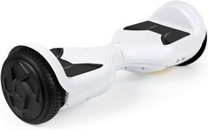 SISIGAD SELF BALANCING ELECTRIC SCOOTER HOVERBOARD IN WHITE. (WITH BOX) [JPTC67428] (DELIVERY ONLY)