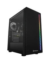 PC SPECIALIST FUSION A3G NO SSD AND NO HDD PC (ORIGINAL RRP - £499) IN BLACK. (UNIT ONLY AND NO SSD AND NO HDD). AMD RYZEN 3, 8GB RAM, [JPTC68175] (DELIVERY ONLY)
