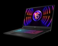 MSI KATANA 17 GAMING LAPTOP 144HZ 1TB SSD LAPTOP (ORIGINAL RRP - £1549.99) IN BLACK. (UNIT ONLY). INTEL CORE I7, 16GB RAM, 17.3" SCREEN [JPTC68146] (DELIVERY ONLY)