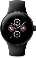 GOOGLE PIXEL WATCH 2 SMART WATCH (ORIGINAL RRP - £379.99) IN OBSIDIAN BLACK. (WITH BOX) [JPTC68170] (DELIVERY ONLY)