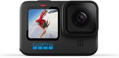 GO PRO HERO10 CAMERA (ORIGINAL RRP - £249.99) IN BLACK. (WITH CASE) [JPTC68016] (DELIVERY ONLY)