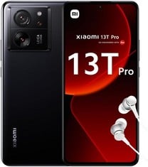 XIAOMI 13T PRO PHONE (ORIGINAL RRP - £497.50) IN BLACK. (WITH BOX) [JPTC67986] (DELIVERY ONLY)