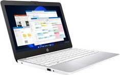 HP STREAM 11-AK0027NA 64GB SSD LAPTOP (ORIGINAL RRP - £219.00) IN SILVER. (UNIT ONLY). INTEL CELERON N4120, 4GB RAM, 11.0" SCREEN [JPTC67981] (DELIVERY ONLY)