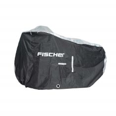 8 X FISCHER 50466 E-BIKE GARAGE PREMIUM | BICYCLE COVER | HIGH-QUALITY E-BIKE COVER WITH OPENING FOR CHARGING CABLE | PROTECTIVE COVER | BICYCLE RAIN COVER WATERPROOF | INCLUDES STORAGE BAG. (DELIVER