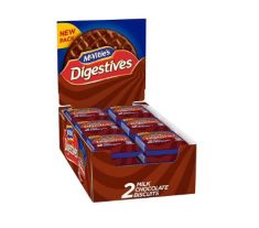 14 X MCVITIE'S MILK CHOCOLATE DIGESTIVES TO GO, 33.3 G (PACK OF 24). (DELIVERY ONLY)