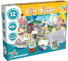 QTY OF ITEMS TO INLCUDE ASSORTED TOYS AND PUZZLES TO INCLUDE SCIENCE4YOU: CITY BUILDER | CREATE AND ENGINEER YOUR OWN BUILDINGS AND VEHICLES! | 45-PIECE SCIENCE & STEM KIT WITH 12 ACTIVITIES | AGES 6