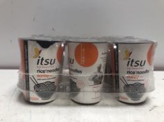 6 X ITSU RICE NOODLES SATAY (6 PACKS 6 TUBS PER PACK). (DELIVERY ONLY)