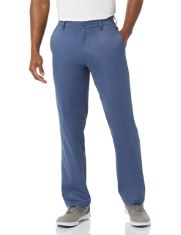 QTY OF ITEMS TO INLCUDE ASSORTED CLOTHING TO INCLUDE  ESSENTIALS MEN'S CLASSIC-FIT STRETCH GOLF TROUSERS - DISCONTINUED COLOURS, INDIGO, 30W / 28L,  ESSENTIALS WOMEN'S ULTRA-SOFT OVERSIZE