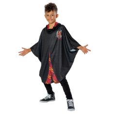 25 X RUBIES OFFICIAL HARRY POTTER GRYFFINDOR CHILD PONCHO, KIDS FANCY DRESS, AGE 9-10 YEARS. (DELIVERY ONLY)